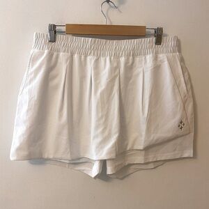 JoFit White Faux Wrap Active/Tennis/Golf Shorts